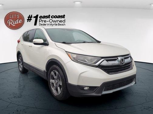 White 2017 Honda CR-V EX-L