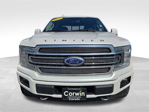White Platinum Clearcoat Metallic 2019 Ford F-150 Limited