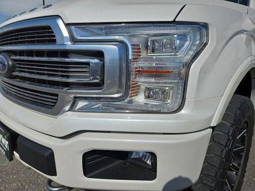 White Platinum Clearcoat Metallic 2019 Ford F-150 Limited