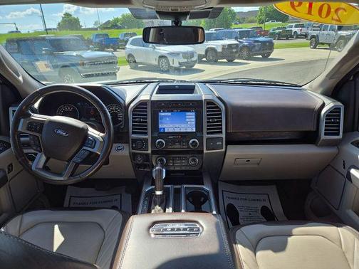 White Platinum Clearcoat Metallic 2019 Ford F-150 Limited