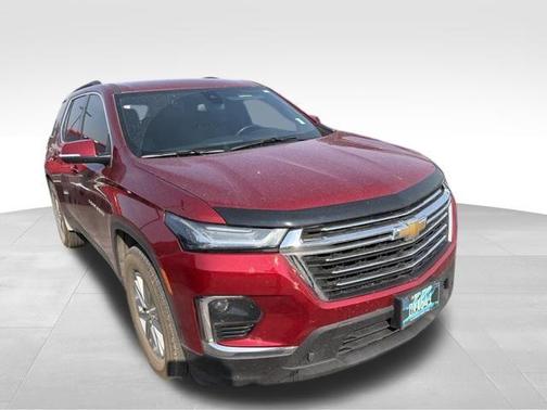 Radiant Red 2023 Chevrolet Traverse LT Cloth