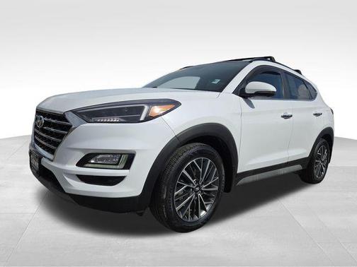 White Cream 2021 Hyundai TUCSON Ultimate