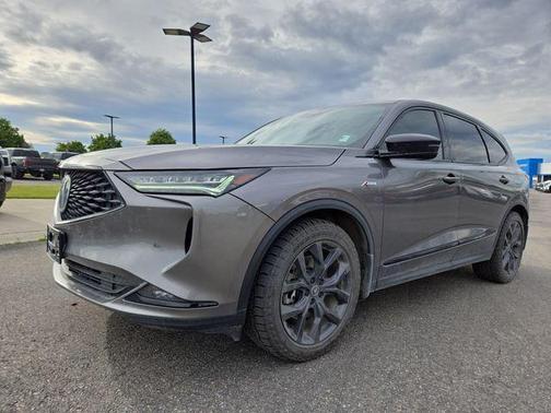 Liquid Carbon Metallic 2023 Acura MDX A-Spec