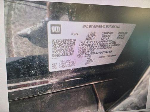 Black 2024 Chevrolet Silverado EV WT