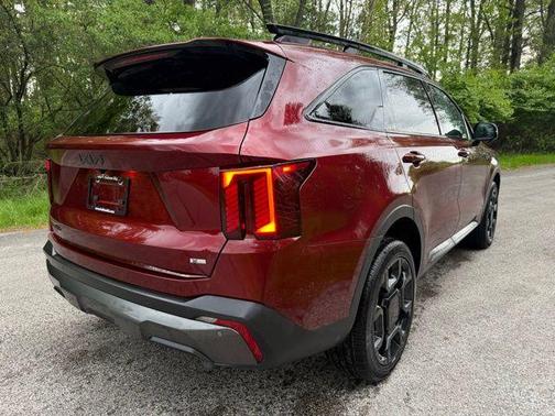Red 2025 Kia Sorento SX