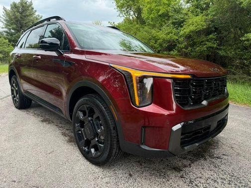 Red 2025 Kia Sorento SX