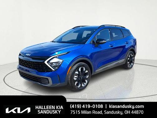 Sapphire Blue 2023 Kia Sportage X-Line