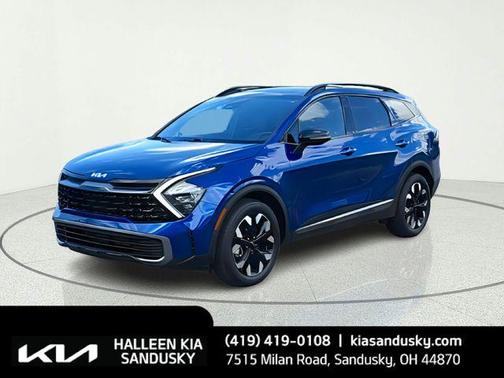 Sapphire Blue 2023 Kia Sportage X-Line