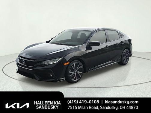 Black 2017 Honda Civic Sport Touring