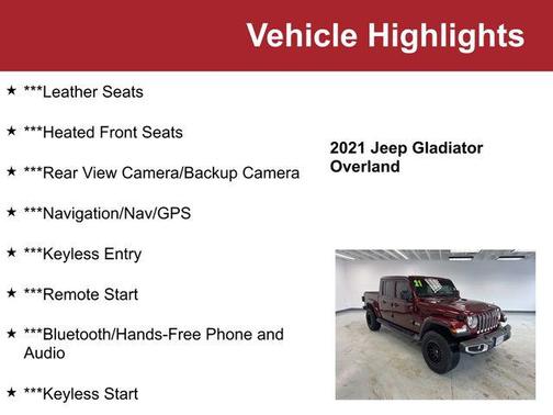 2021 Jeep Gladiator Overland