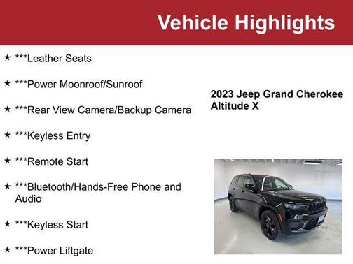 2023 Jeep Grand Cherokee Altitude