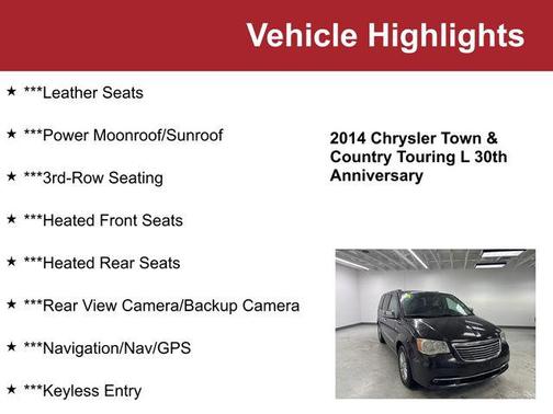 Mocha Java Pearlcoat 2014 Chrysler Town & Country Touring-L