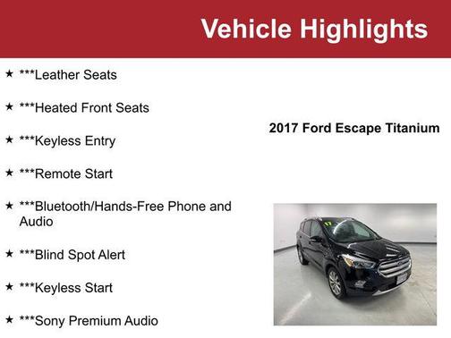 2017 Ford Escape Titanium