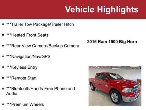2016 RAM 1500 Big Horn