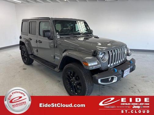 Sting-Gray Clearcoat 2023 Jeep Wrangler 4xe Sahara