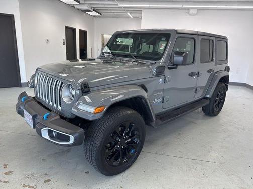 Sting-Gray Clearcoat 2023 Jeep Wrangler 4xe Sahara