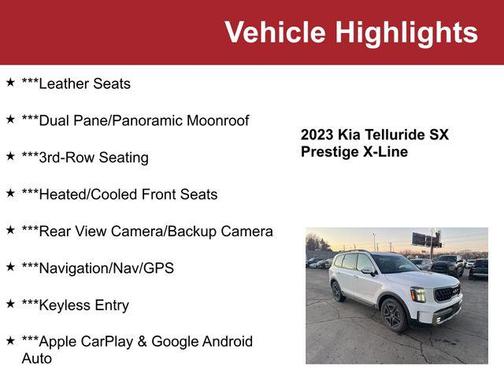 2023 Kia Telluride SX Prestige X-Line