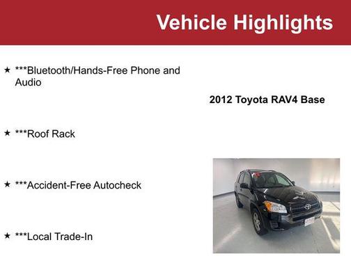 2012 Toyota RAV4 Base