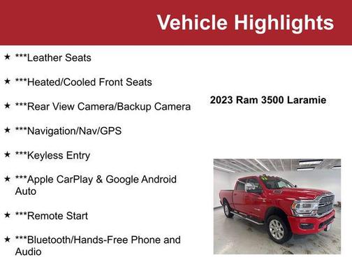 2023 RAM 3500 Laramie Crew Cab 4x4 6'4' Box
