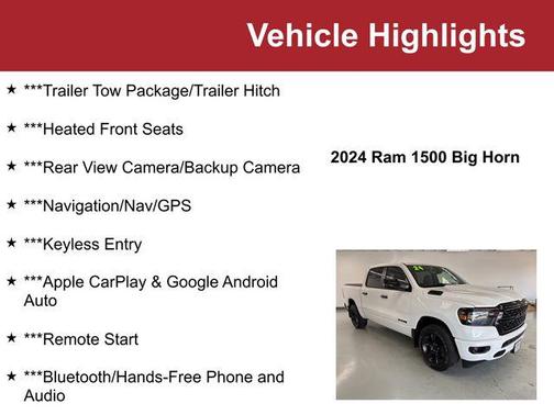 2024 RAM 1500 Big Horn/Lone Star