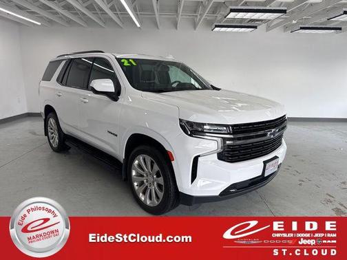 Summit White 2021 Chevrolet Tahoe 4WD RST