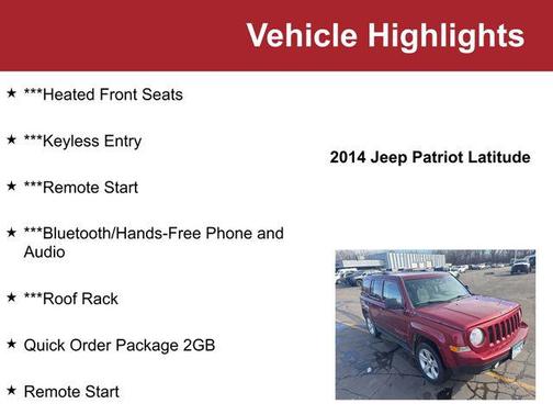 2014 Jeep Patriot Latitude