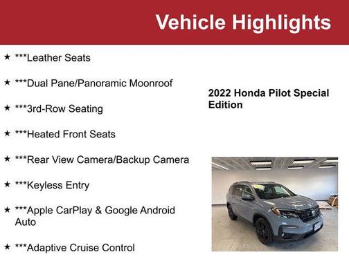 2022 Honda Pilot AWD Special Edition