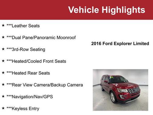 2016 Ford Explorer Limited