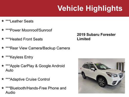 2019 Subaru Forester Limited