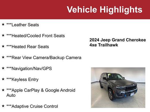2024 Jeep Grand Cherokee 4xe Trailhawk
