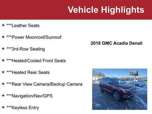 2018 GMC Acadia Denali