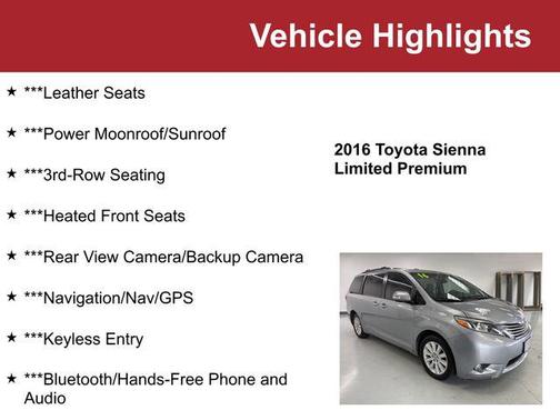 2016 Toyota Sienna Limited