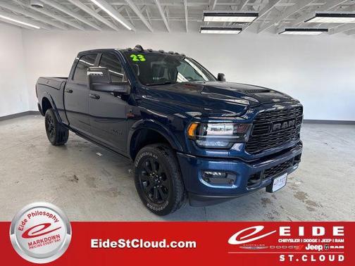 Patriot Blue Pearlcoat 2023 RAM 3500 Limited Crew Cab 4x4 6'4' Box