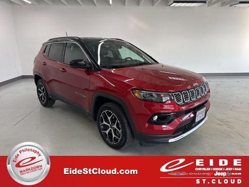Red Hot Pearlcoat 2025 Jeep Compass Limited