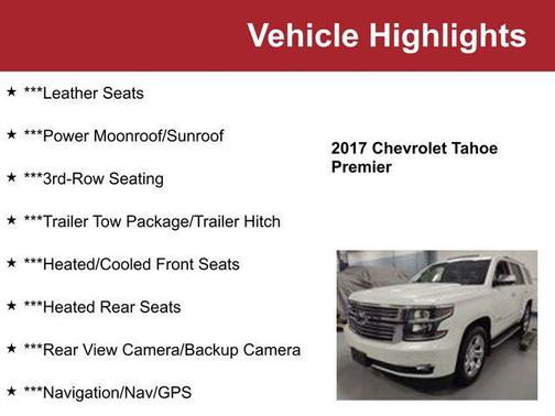 2017 Chevrolet Tahoe Premier