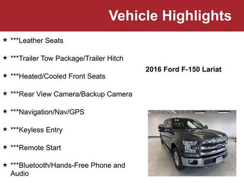 2016 Ford F-150 Lariat