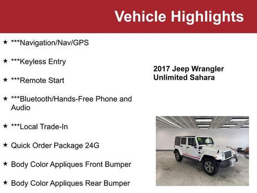 2017 Jeep Wrangler Unlimited Sahara