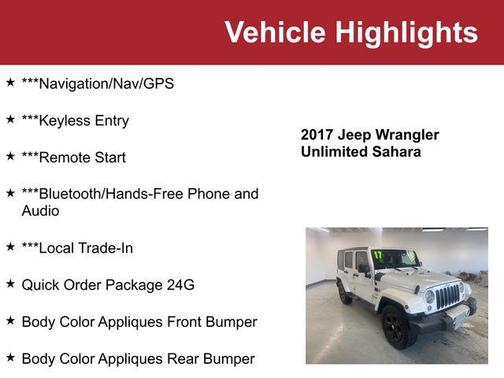2017 Jeep Wrangler Unlimited Sahara