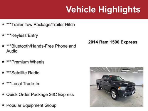 Maximum Steel Metallic Clearcoat 2014 RAM 1500 Tradesman/Express