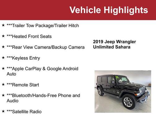 2019 Jeep Wrangler Unlimited Sahara