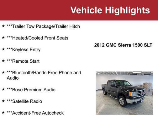 2012 GMC Sierra 1500 SLT