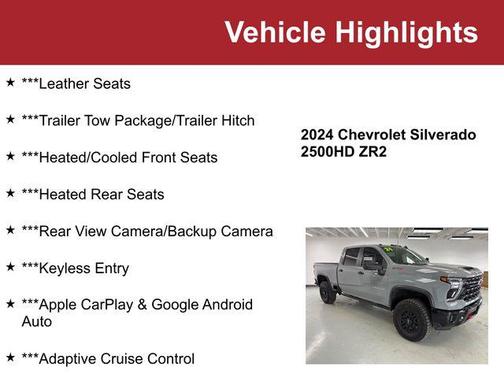 2024 Chevrolet Silverado 2500 4WD Crew Cab Standard Bed ZR2