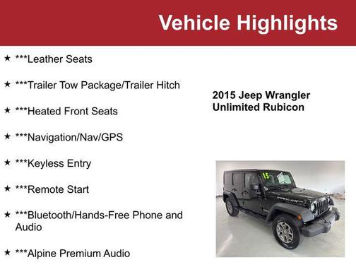2015 Jeep Wrangler Unlimited Rubicon