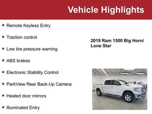 2019 RAM 1500 Big Horn