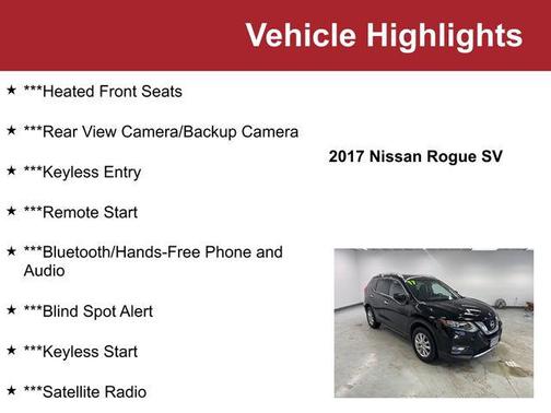 2017 Nissan Rogue SV