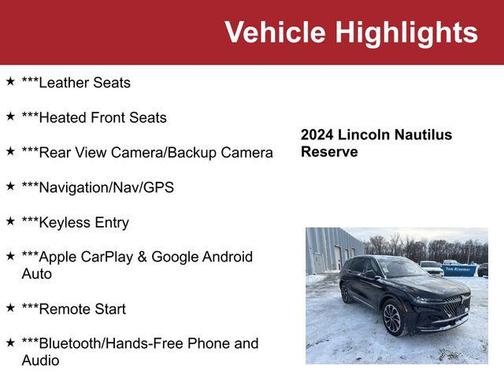 2024 Lincoln Nautilus Reserve