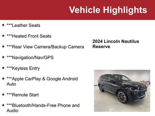 2024 Lincoln Nautilus Reserve