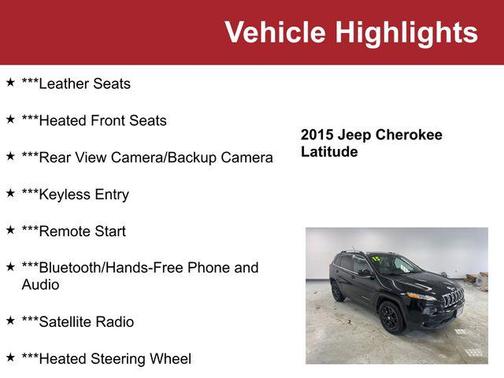 2015 Jeep Cherokee Latitude