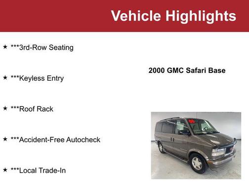 2000 GMC Safari SLE