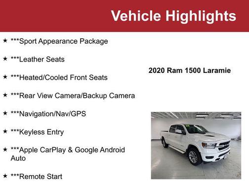 2020 RAM 1500 Laramie